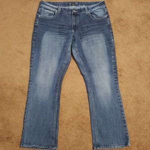 Massini blue jeans with cute heart butt pockets.